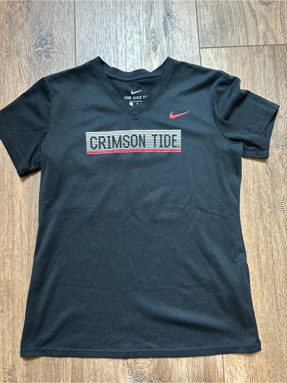 Nike Crimson Tide Children’s Tee, Black, Red, University of Alabama, Youth M